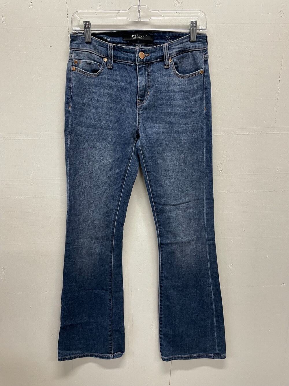 Liverpool Women's Los Angeles Lucy Mid Rise Bootcut Jeans Size 2/26